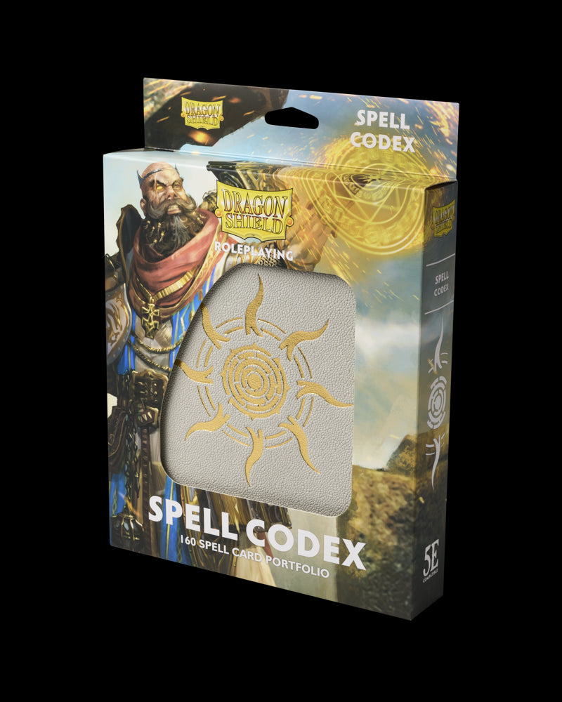 Dragon Shield Spell Codex - Ashen White (AT-50017)