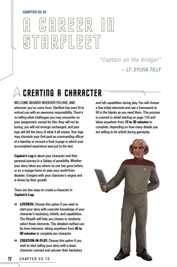 Star Trek Adventures: Captain's Log Solo Roleplaying Game