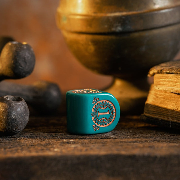 Steampunk Clockwork: Nautical Apparatus Modern Dice Set (Q-Workshop) (RSTC4H)