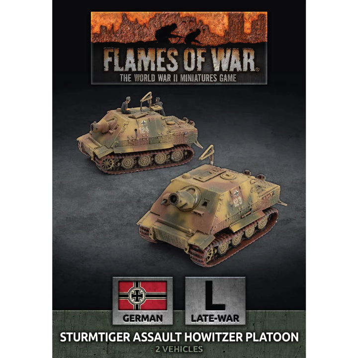 Flames of War: Sturmtiger (38cm Rocket) Assault Howitzer Platoon (x2) (GBX184)