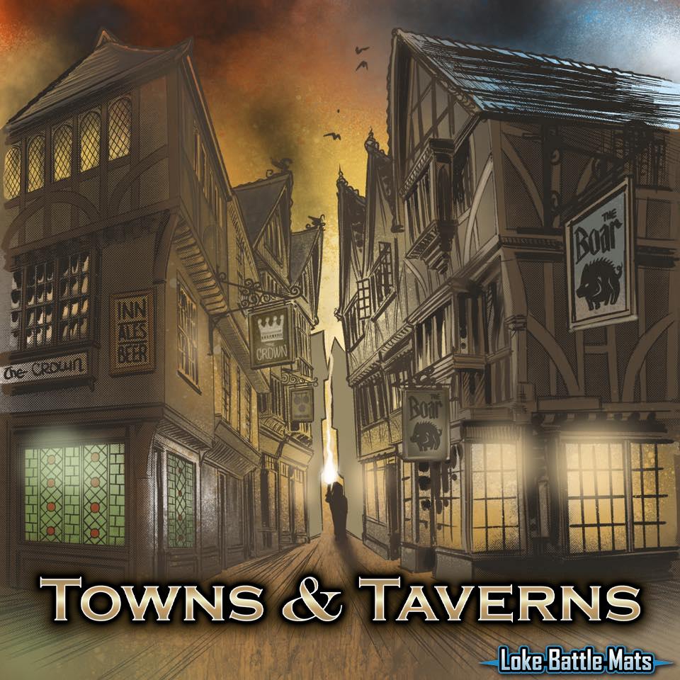 Towns & Taverns Books of Battle Mats