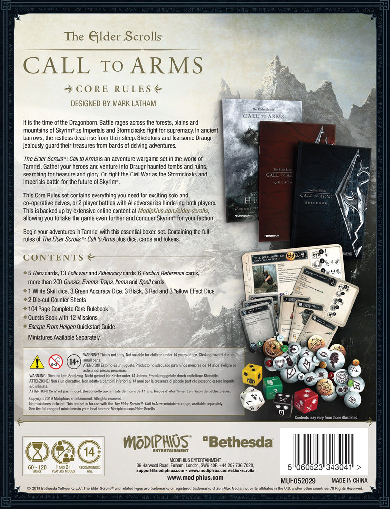 The Elder Scrolls: Call To Arms Core Rules Box Set