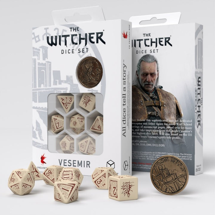 The Witcher Dice Set: Vesemir - The Old Wolf (Q-Workshop) (SWVE01)