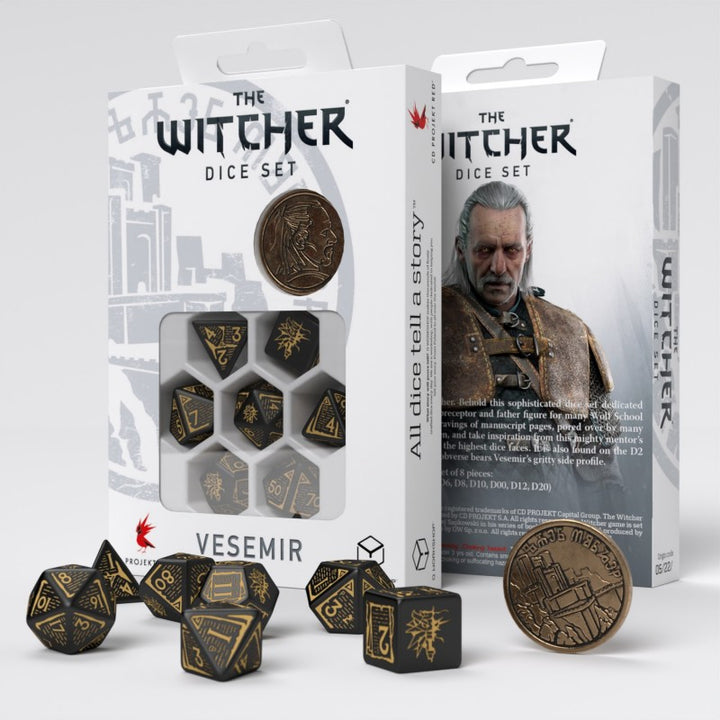 The Witcher Dice Set: Vesemir - The Sword Master (Q-Workshop) (SWVE02)