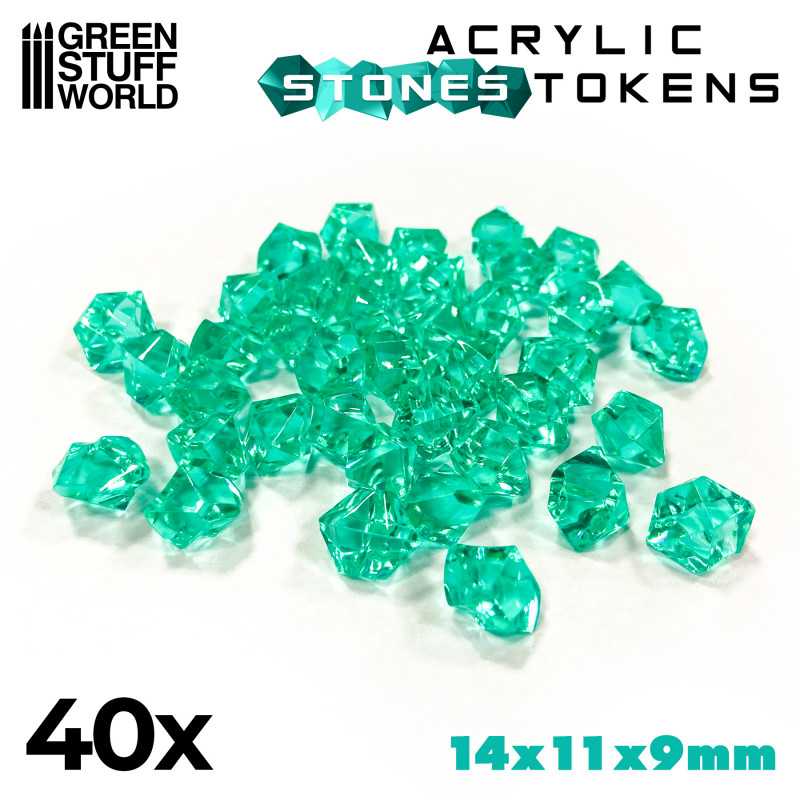 Tokens - Turquoise Stones (Green Stuff World)