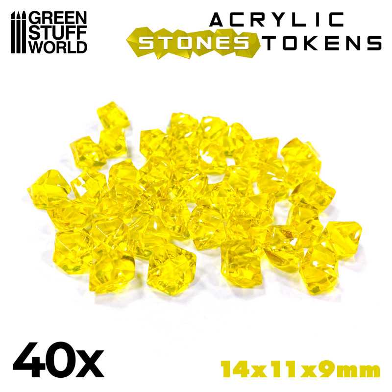 Tokens - Yellow Stones (Green Stuff World)