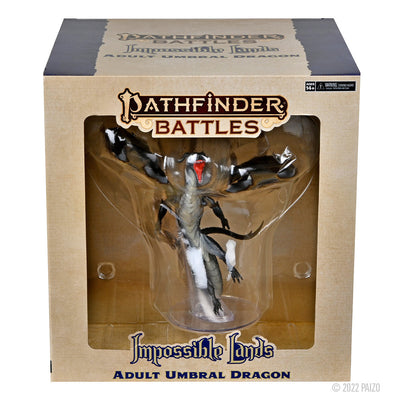 Pathfinder Battles: Impossible Lands - Adult Umbral Dragon Boxed Figure