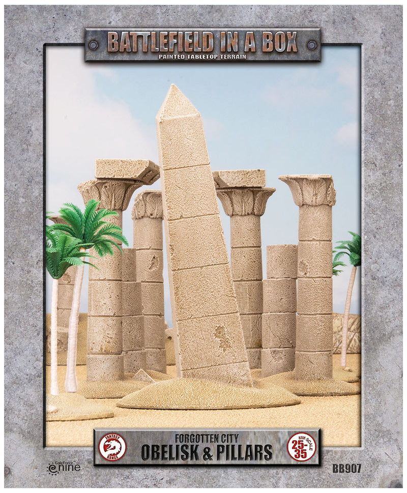 Battlefield in a Box: Forgotten City - Obelisk & Pillars (BB907)