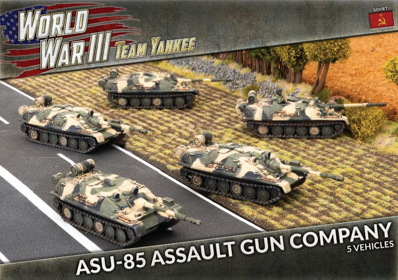 World War III: Team Yankee - ASU-85 Assault Gun Company (x5) (TSBX34)