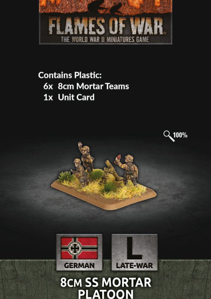 Flames of War: 8cm SS Mortar Platoon (GE798)