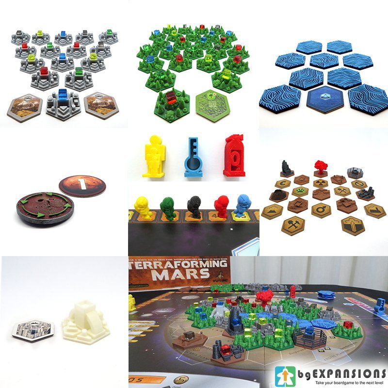 Upgrade Kit for Terraforming Mars - 69 Pieces (BGExpansions)