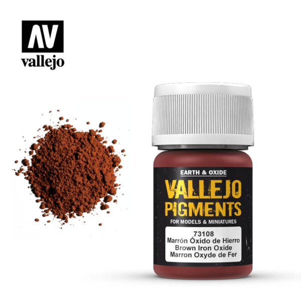 Vallejo Pigments: Brown Iron Oxide (73.108)