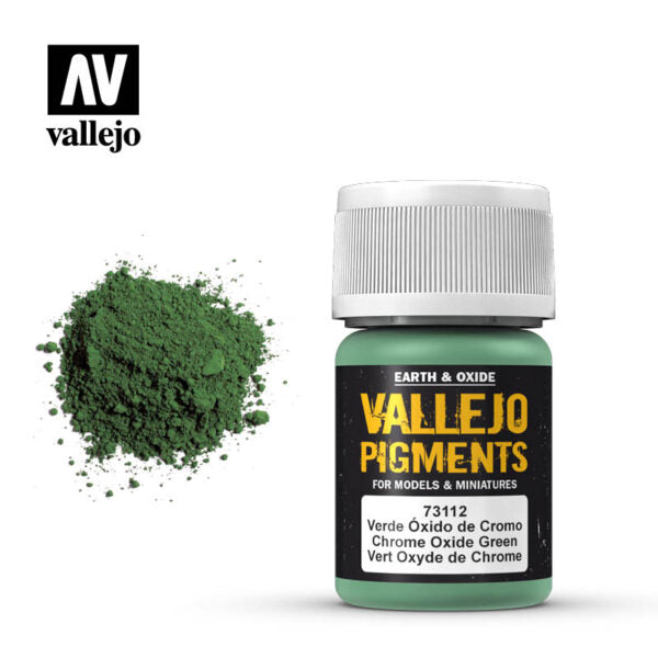 Vallejo Pigments: Chrome Oxide Green (73.112)