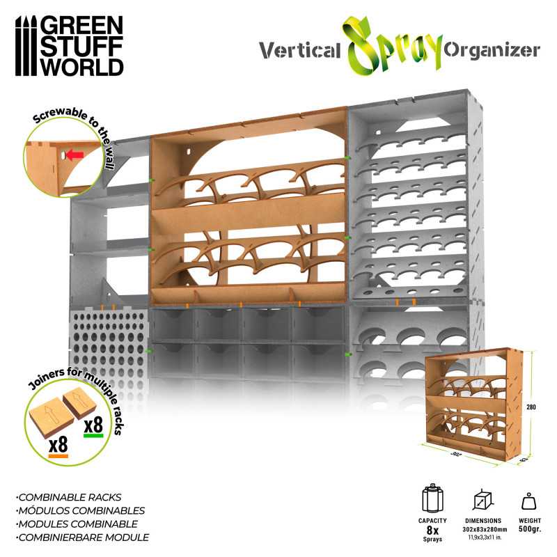 Vertical Spray Organizer (Green Stuff World)