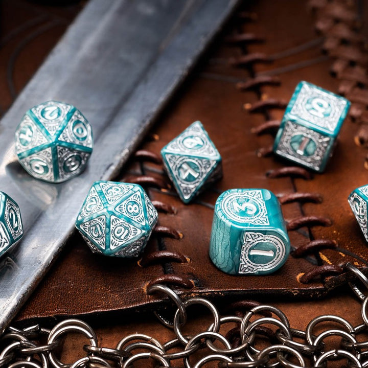 Viking Modern Dice Set: Mjolnir (Q-Workshop) (RVIK05)