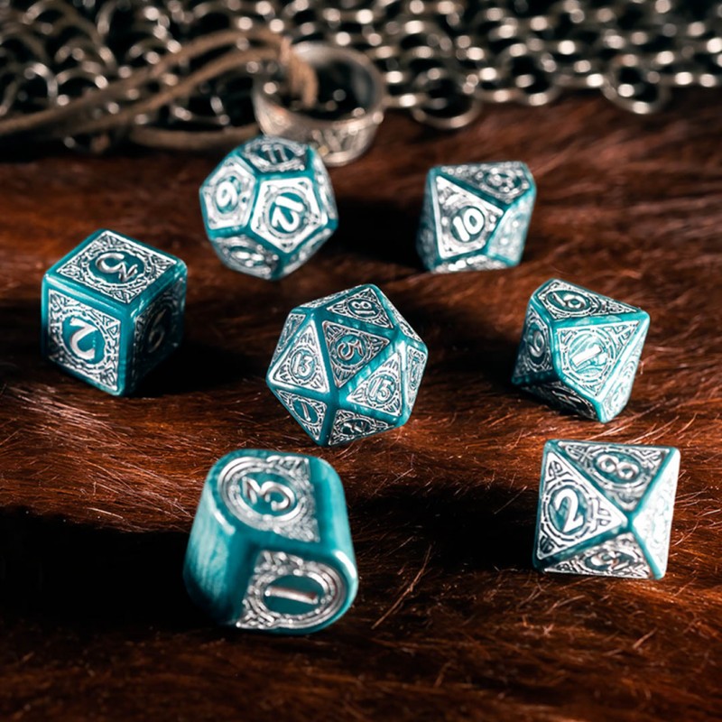 Viking Modern Dice Set: Mjolnir (Q-Workshop) (RVIK05)