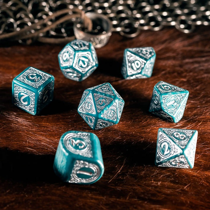 Viking Modern Dice Set: Mjolnir (Q-Workshop) (RVIK05)