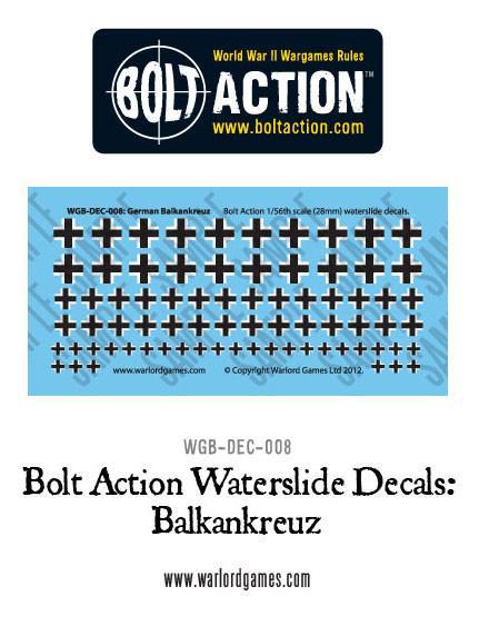Bolt Action: Decals - German Balkenkreuz decal