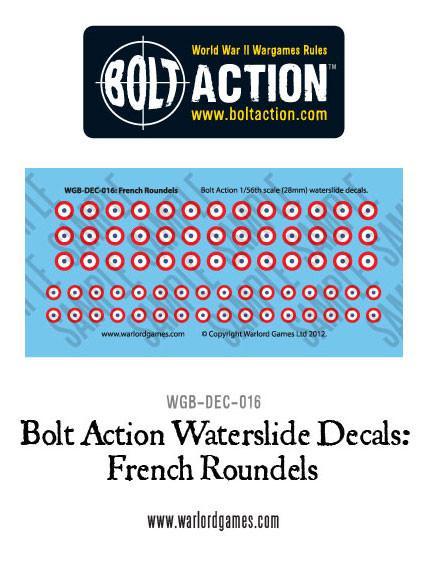 Bolt Action: Decals - French Roundels