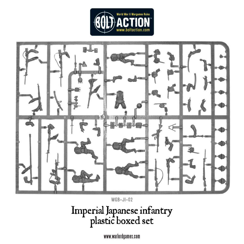 Bolt Action: Imperial Japanese infantry plastic boxed set