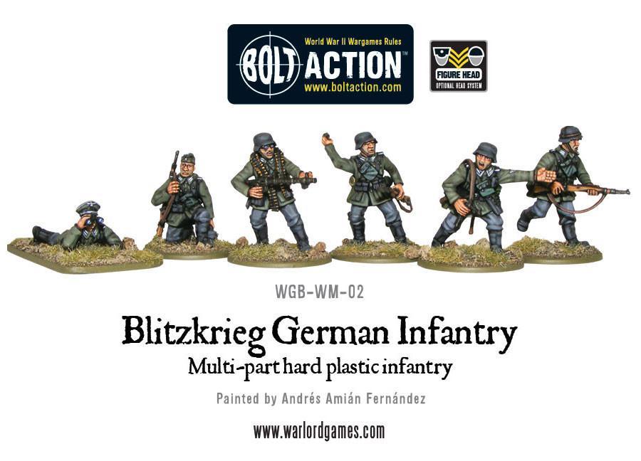 Bolt Action: Blitzkrieg German Infantry plastic boxed set