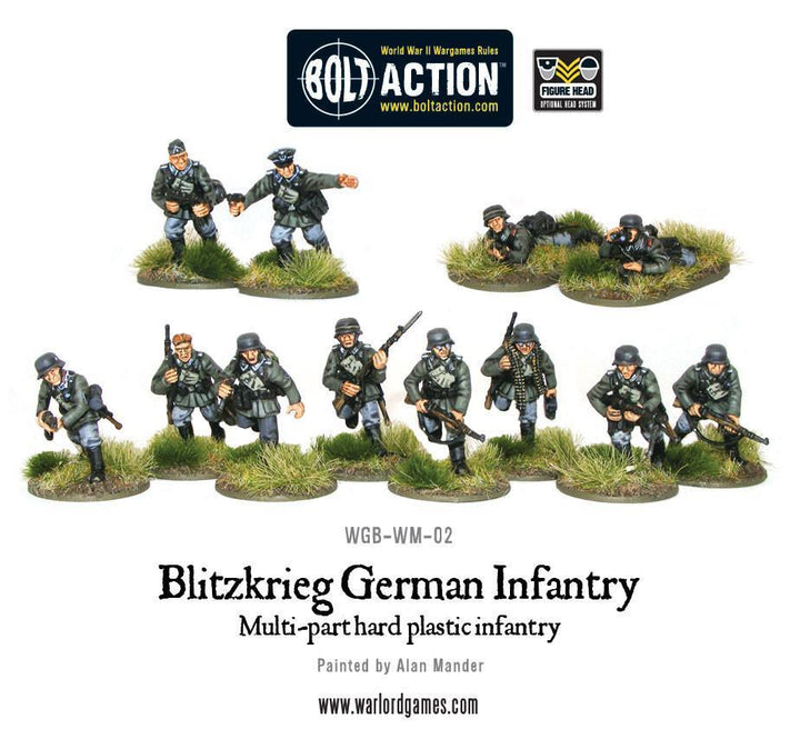 Bolt Action: Blitzkrieg German Infantry plastic boxed set