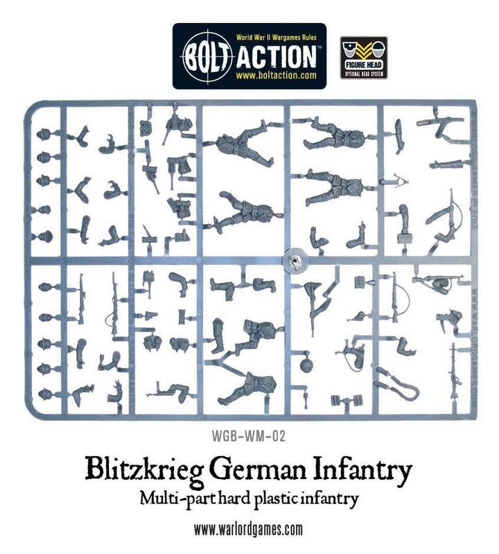 Bolt Action: Blitzkrieg German Infantry plastic boxed set