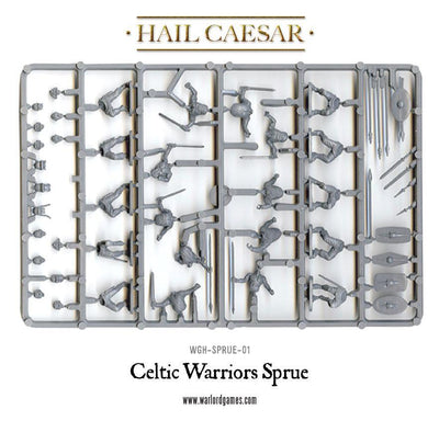 Hail Caesar: Ancient Celts - Celtic Warriors plastic boxed set