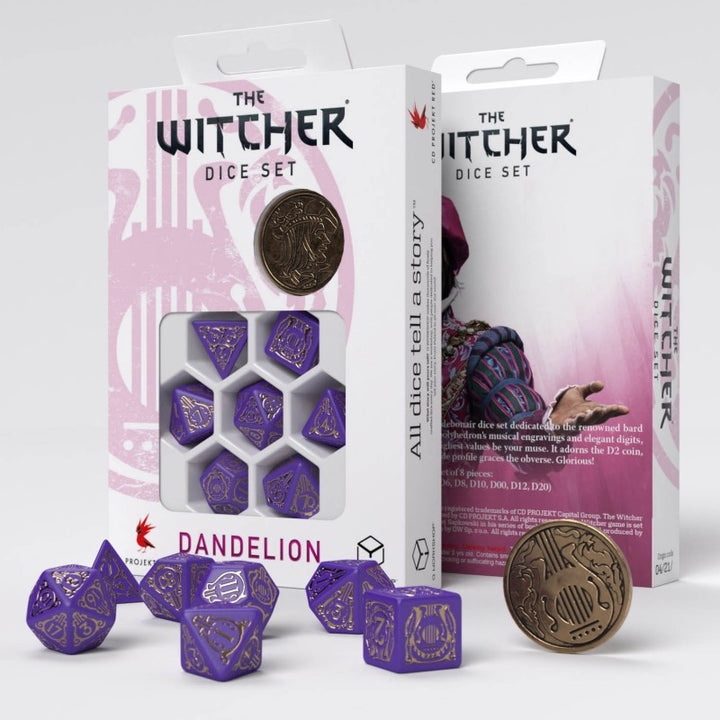 The Witcher Dice Set: Dandelion - Viscount de Lettenhove (Q-Workshop) (SWDA3Q)