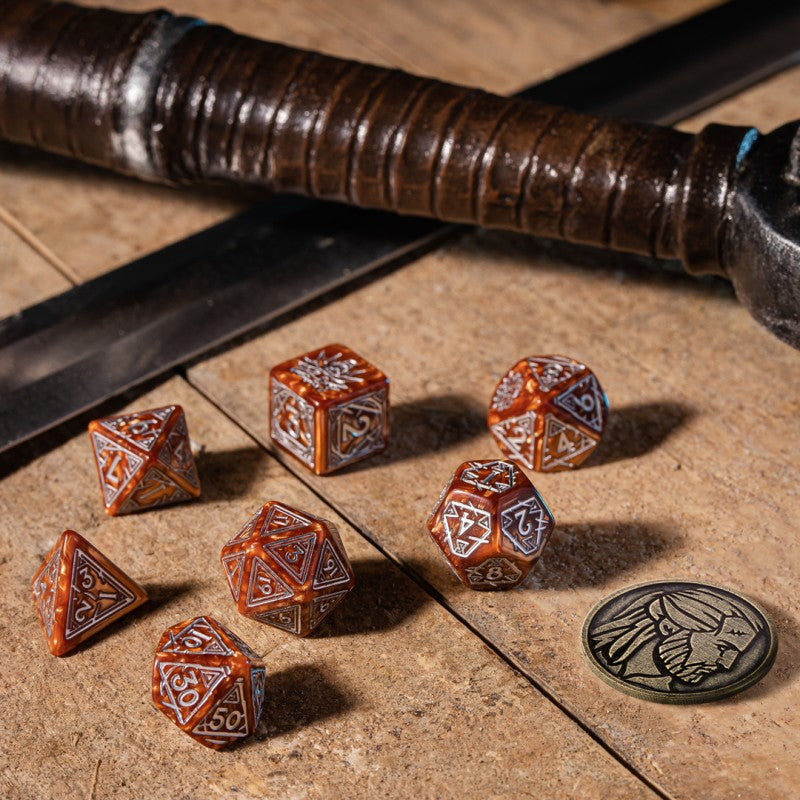 The Witcher Dice Set. Geralt  - The Monster Slayer (Q-Workshop) (SWGE02)