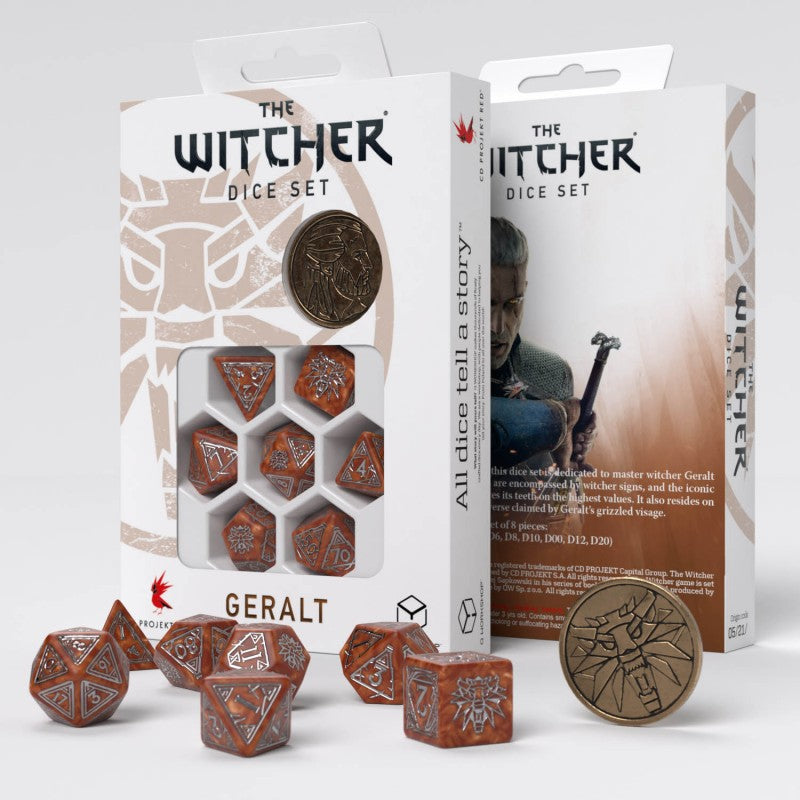 The Witcher Dice Set. Geralt  - The Monster Slayer (Q-Workshop) (SWGE02)