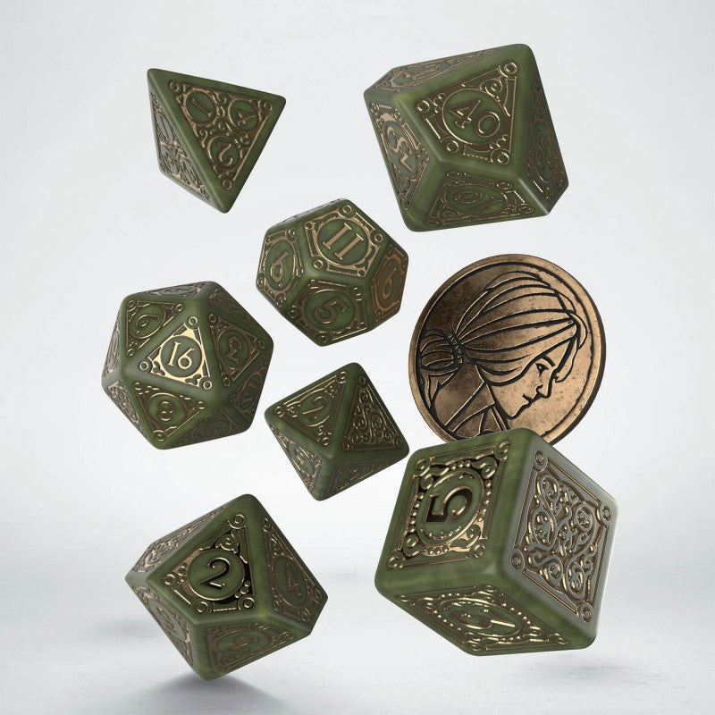 The Witcher Dice Set: Triss - The Fourteenth of the Hill (Q-Workshop) (SWTR4M)