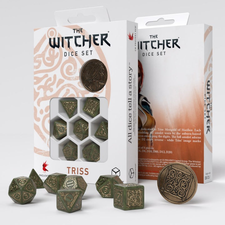 The Witcher Dice Set: Triss - The Fourteenth of the Hill (Q-Workshop) (SWTR4M)