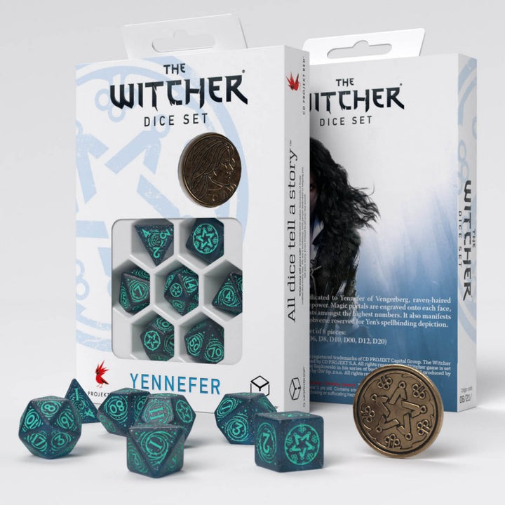 The Witcher Dice Set: Yennefer - Sorceress Supreme (Q-Workshop) (SWYE01)