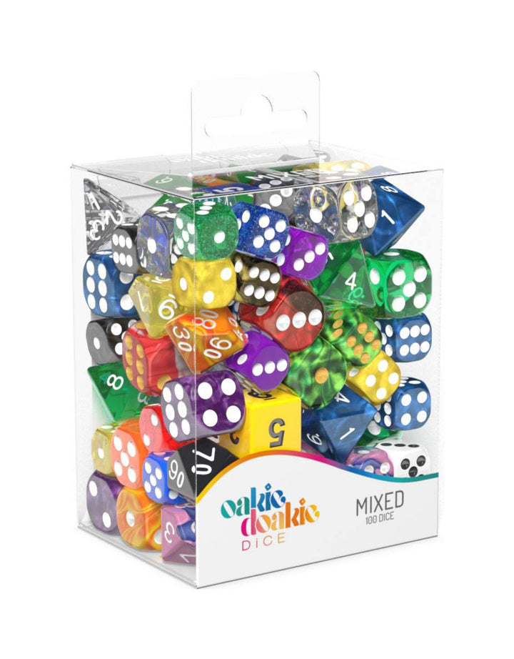 Oakie Doakie Dice RPG-Set, 12 mm, 16 mm Pack Mixed (100)