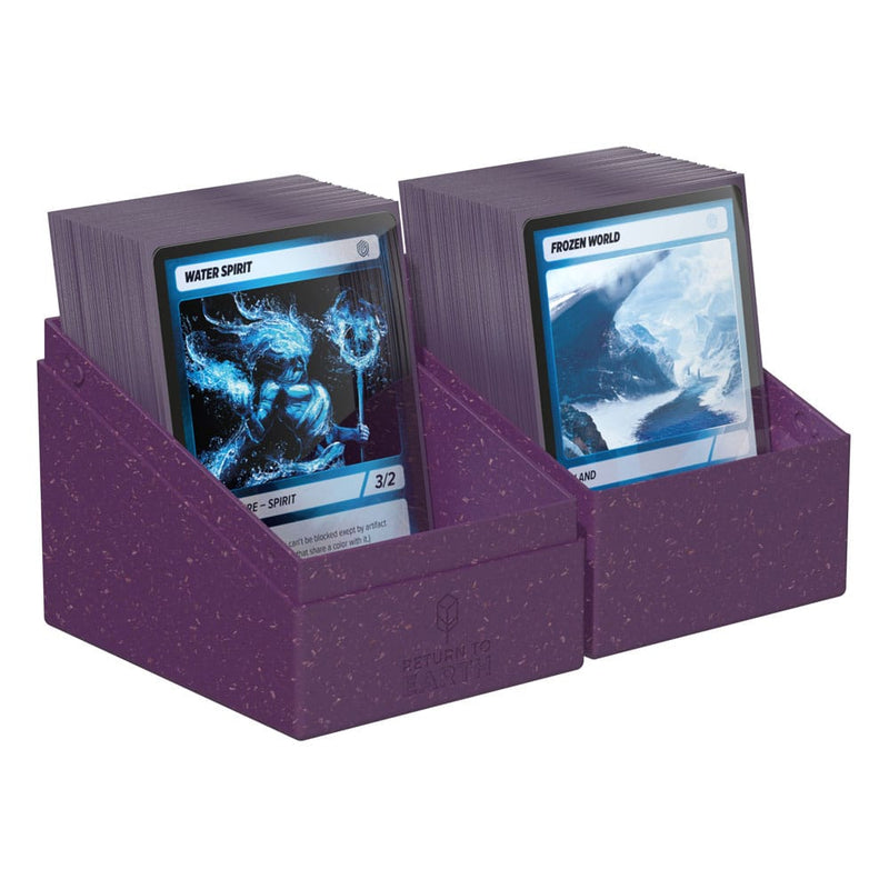 Ultimate Guard Return To Earth Boulder Deck Case 133+ Standard Size Purple