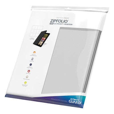 Ultimate Guard Zipfolio™ 480 - 24-Pocket XenoSkin (Quadrow) - White