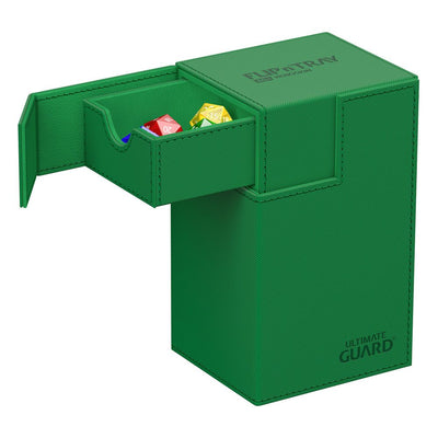 Ultimate Guard Flip'n'Tray 80+ XenoSkin Monocolor Green