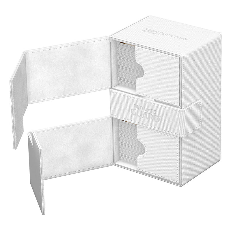 Ultimate Guard Twin Flip`n`Tray 160+ XenoSkin Monocolor White