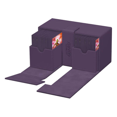 Ultimate Guard Twin Flip'n'Tray 200+ XenoSkin Monocolor Purple