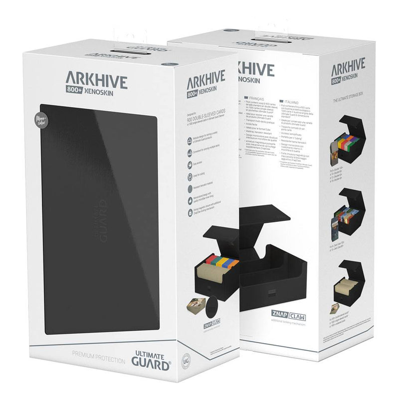 Ultimate Guard Arkhive 800+ XenoSkin Monocolor Black