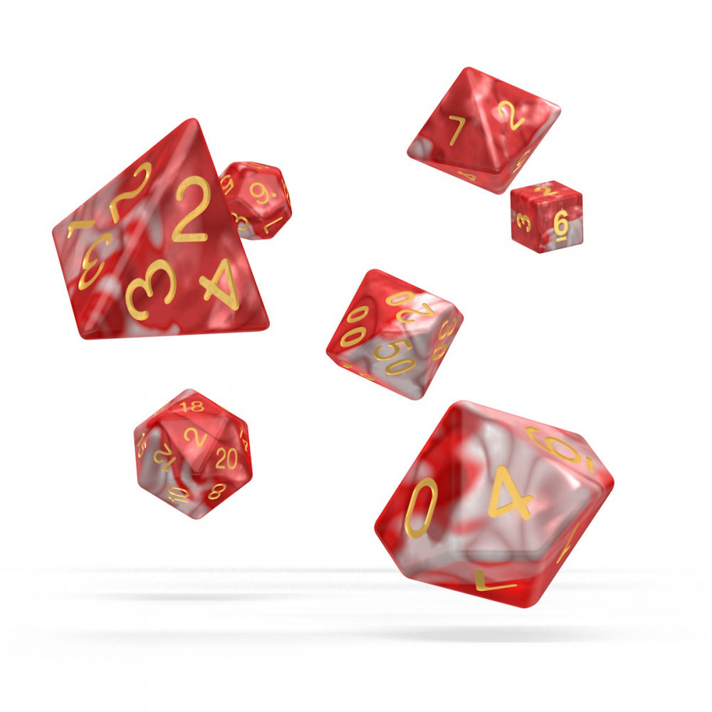 Oakie Doakie Dice RPG Set Gemidice - Red Sky (7)