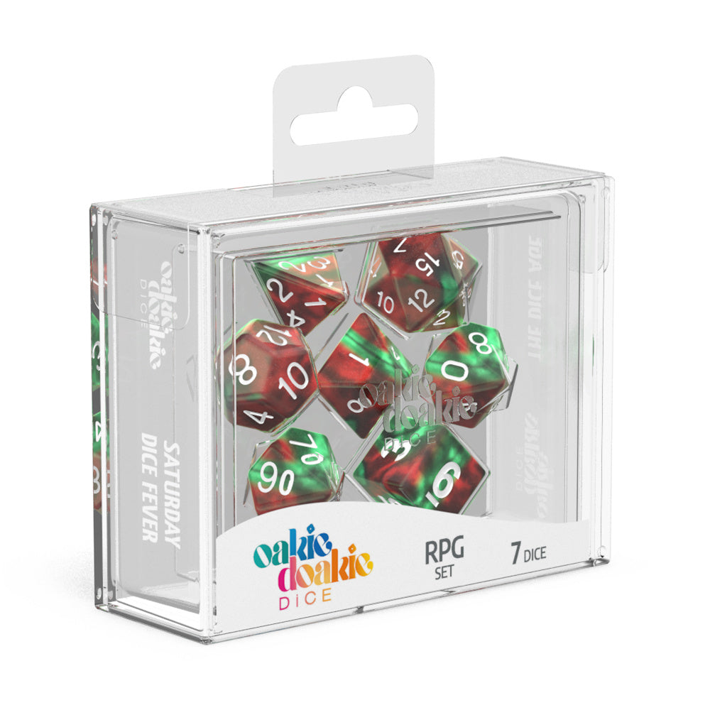 Oakie Doakie Dice RPG Set Gemidice - Bloody Jungle (7)