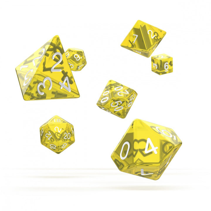 Oakie Doakie Dice RPG Set Translucent - Yellow (7)